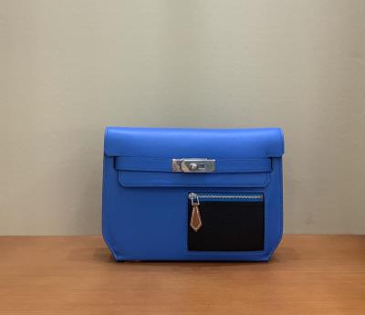 cheap quality Hermes Kelly Depeches Colormatic Swift Blue Hydra Noir